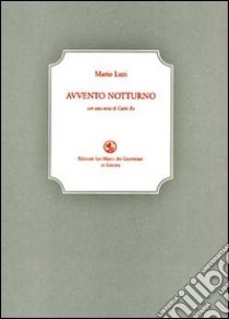 Avvento notturno libro di Luzi Mario