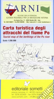 Carta turistica degli attracchi del fiume Po libro