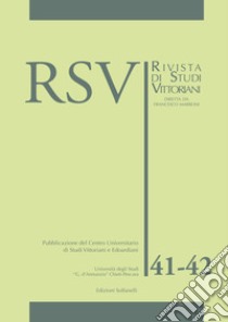 RSV. Rivista di studi vittoriani. Vol. 41-42 libro di Marroni F. (cur.)