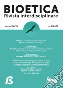 Bioetica. Rivista interdisciplinare (2020). Vol. 1 libro