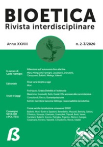 Bioetica. Rivista interdisciplinare (2020). Vol. 2-3 libro di Mori M. (cur.)