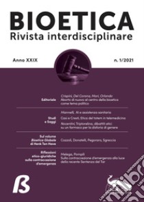 Bioetica. Rivista interdisciplinare (2021). Vol. 1 libro