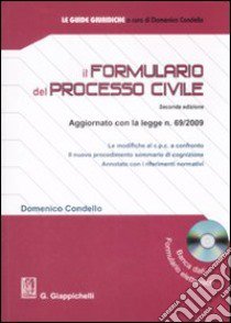 Il formulario del processo civile. Con CD-ROM libro di Condello Domenico