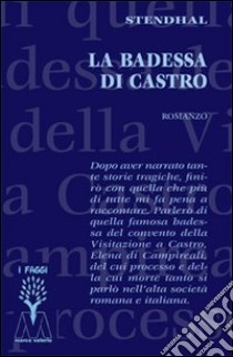 La badessa di Castro libro di Stendhal