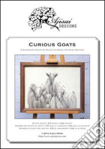 Curious goats. Blackwork design. Ediz. italiana, francese e inglese libro di Sardu Valentina