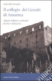 Il collegio dei Gesuiti di Amantea. Aspetti religiosi e culturali tra Sei e Settecento. Ediz. illustrata libro di Savaglio Antonello