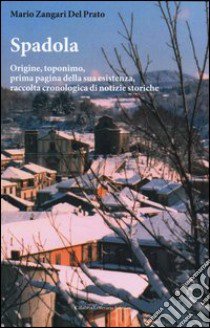 Spadola. Origine, toponimo, prima pagina della sua esistenza, raccolta cronologica di notizie storiche libro di Zangari Del Prato Mario