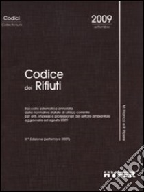 Codice dei rifiuti libro