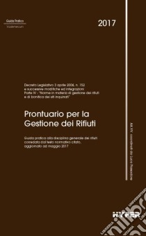 Prontuario per la Gestione dei Rifiuti libro di aa.vv.