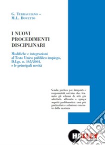 I nuovi procedimenti disciplinari libro di Terracciano Gennaro; Dovetto M. L.