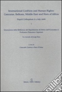 International conflicts and human rights: Caucasus, Balkans, Middle East and Horn of Africa (Napoli Colloquium, 2-4 July 2009) libro di Guarino G. (cur.); D'Anna I. (cur.)