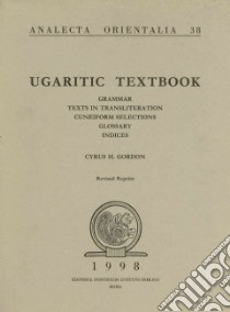 Ugaritic textbook libro di Gordon Cyrus H.