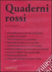 Quaderni rossi. 9 DVD libro