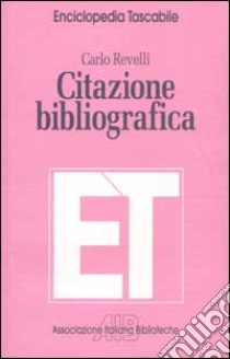 Citazione bibliografica libro di Revelli Carlo