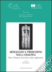 Artigianato e produzione nella Cisalpina. Con CD-ROM. Vol. 1: Proposte di metodo e prime applicazioni libro di Santoro S. (cur.)