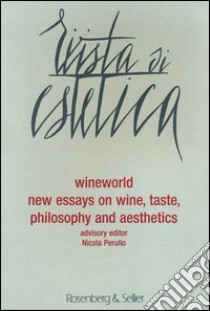 Rivista di estetica (2012). Vol. 51: Wineworld libro di Perullo N. (cur.)