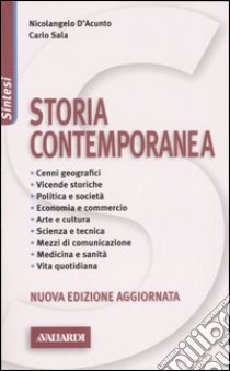 Storia contemporanea libro di D'Acunto Nicolangelo - Sala Carlo