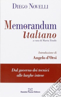 Memorandum italiano libro di Novelli Diego