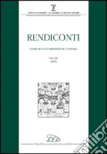 Rendiconti. Classe di scienze matematiche e naturali (2005). Vol. 139 libro