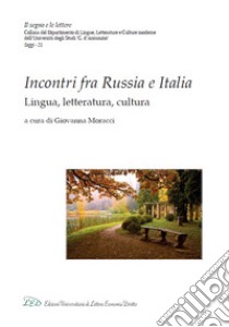 Incontri fra Russia e Italia. Lingua, letteratura, cultura libro di Moracci G. (cur.)