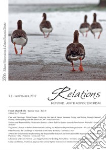 Relations. Beyond anthropocentrism (2017). Vol. 5/2: Food: shared life libro