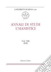 Annali di studi umanistici (2020). Vol. 8 libro