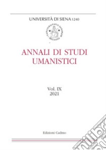 Annali di studi umanistici (2021). Vol. 9 libro