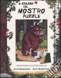 A spasso col mostro puzzle libro di Donaldson Julia - Scheffler Axel