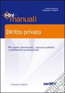 Diritto privato libro di Lemetre Francesco