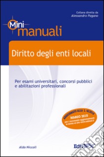 Diritto degli anti locali libro di Niccoli Aldo