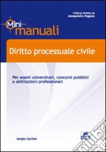 Diritto processuale civile libro di Carlino Sergio