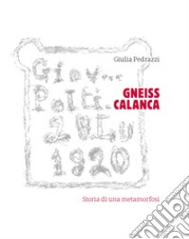 Gneiss Calanca. Storia di una metamorfosi libro di Pedrazzi Giulia