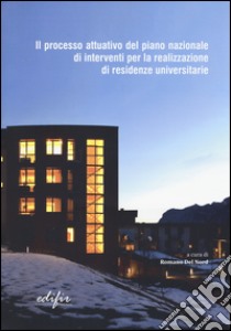 Il processo attuativo del piano nazionale di interventi per la realizzazione di residenze universitarie libro di Del Nord R. (cur.)