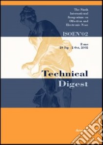 Technical Digest of ISOEN'02 libro di Di Natale Corrado