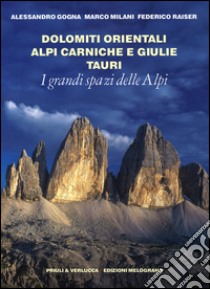 I grandi spazi delle Alpi. Ediz. illustrata. Vol. 8: Dolomiti orientali, Alpi Carniche e Giulie Tauri libro di Gogna Alessandro; Milani Marco; Raiser Federico