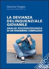 La devianza delinquenziale giovanile. Analisi psicosociologica di un fenomeno complesso libro di Froggio Giacinto