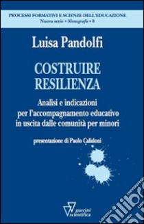 Costruire resilienza libro di Pandolfi Luisa