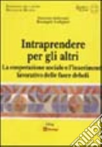 Intraprendere per gli altri libro di Ambrosini Maurizio - Lodigiani Rosangela