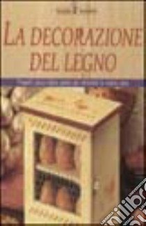 Decorazione del legno libro