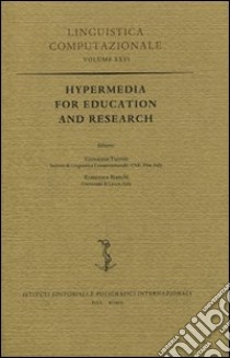 Hypermedia for education and research libro di Torrini G. (cur.); Bianchi F. (cur.)