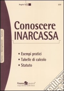 Conoscere INARCASSA. Esempi pratici, tabelle di calcolo, statuto libro di Selis Angelo