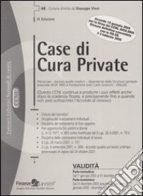 Case di cura private libro