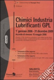 CCNL chimici industria lubrificanti GPL libro