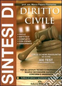 Sintesi di diritto civile libro di Filomarino Marco