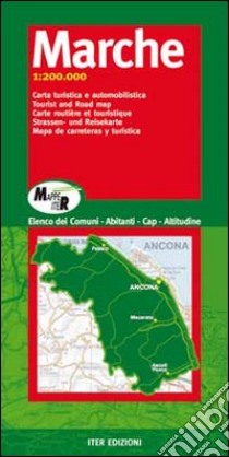 Marche. Carta turistica e automobilistica 1:200.000 libro