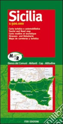 Sicilia. Carta turistica e automobilistica 1:300.000 libro