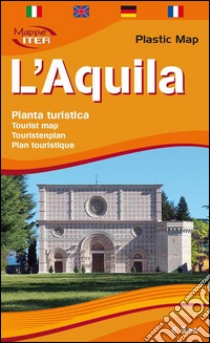 L'Aquila, pianta turistica 1:5.000. Ediz. multilingue libro