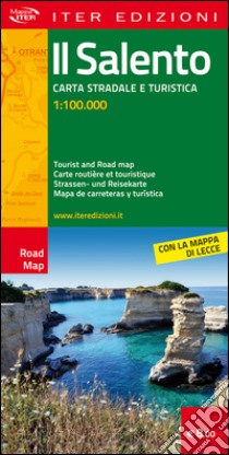 Il Salento. Carta stradale e turistica 1:100.000. Ediz. multilingue libro