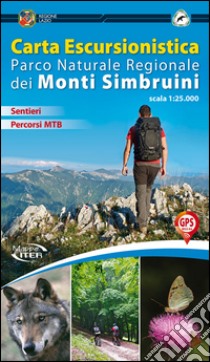 Carta escursionistica Parco naturale regionale dei monti Simbruini 1:25.000 libro