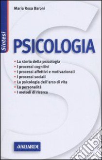 Psicologia libro di Baroni M. Rosa